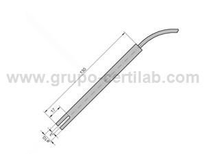 SONDA DE CONDUTIVIDADE - 0,01 a 10mS/cm